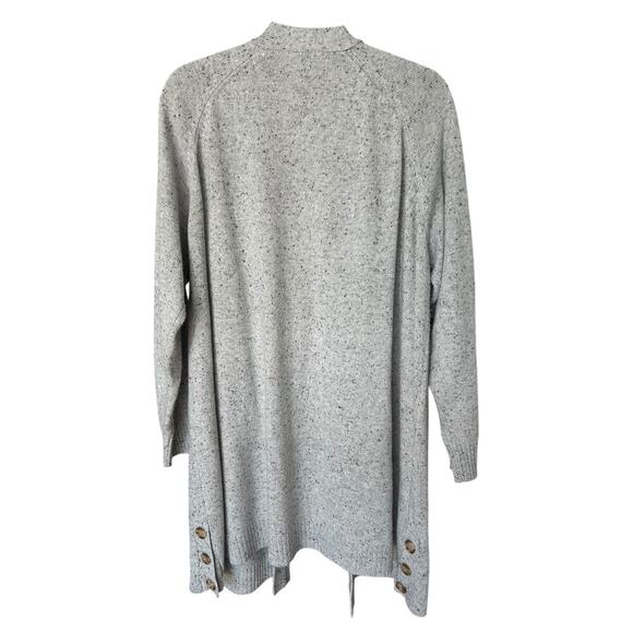 Lane Bryant Women's Gray Plus Size Open Front Cozy Cardigan Size 26/28 - Picture 7 of 7